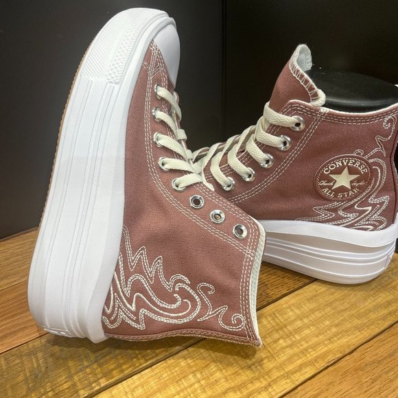 Converse Shoes - CONVERSE Chuck Taylor All Star Move Platform Western Embroidered Women Sneakers